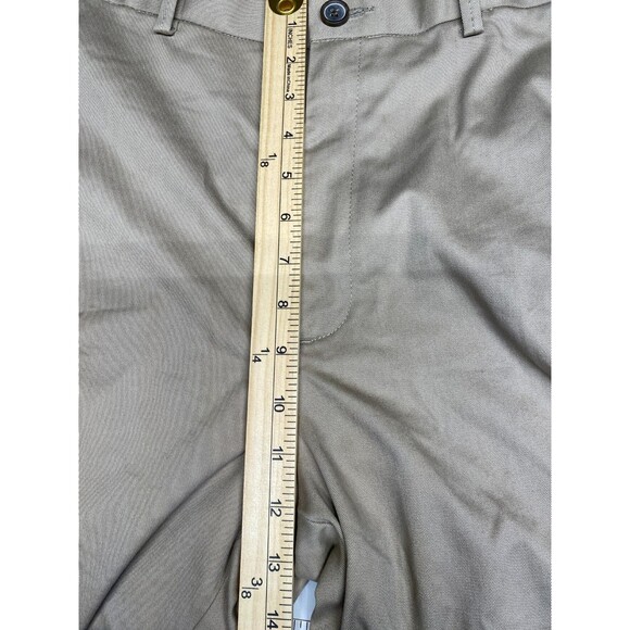 Haggar Mens Sz 38X32 Tan Classic Fit Premium No Iron Khaki Pants - Picture 12 of 12